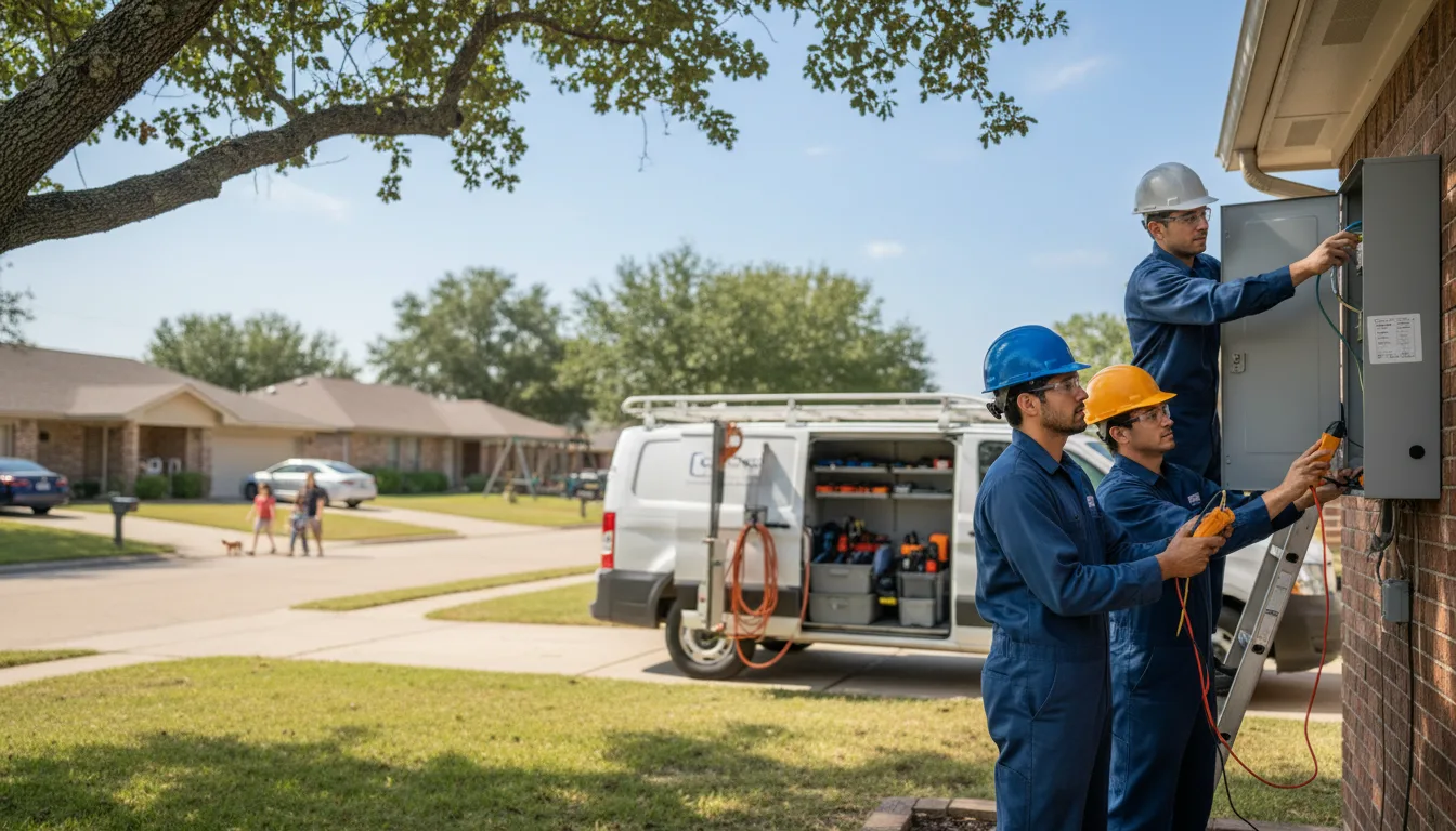 Certified electrician providing emergency electrical services in Mcpherson, KS